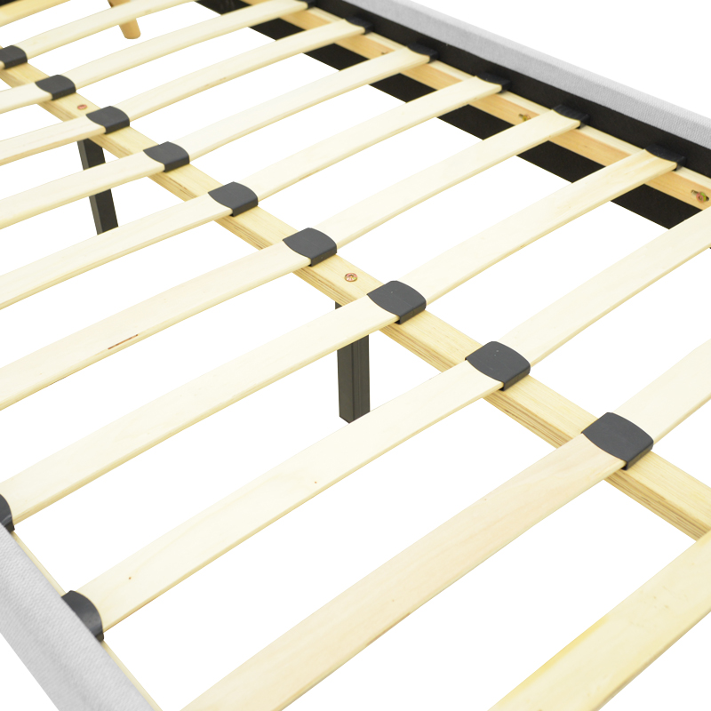 388-000026-4 LumiLux bed grey fabric, 100x200cm - Слика 5