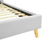 LumiLux bed grey fabric, 100x200cm - Слика 6