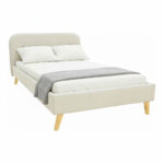 LumiLux bed beige fabric, 160x200cm