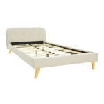 LumiLux bed beige fabric, 160x200cm - Слика 3