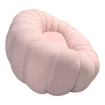 Sofa Embrace boucle fabric in pink shade 180x105x65cm - Слика 2