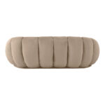 Sofa Embrace velvet in beige shade 180x105x65cm - Image 4