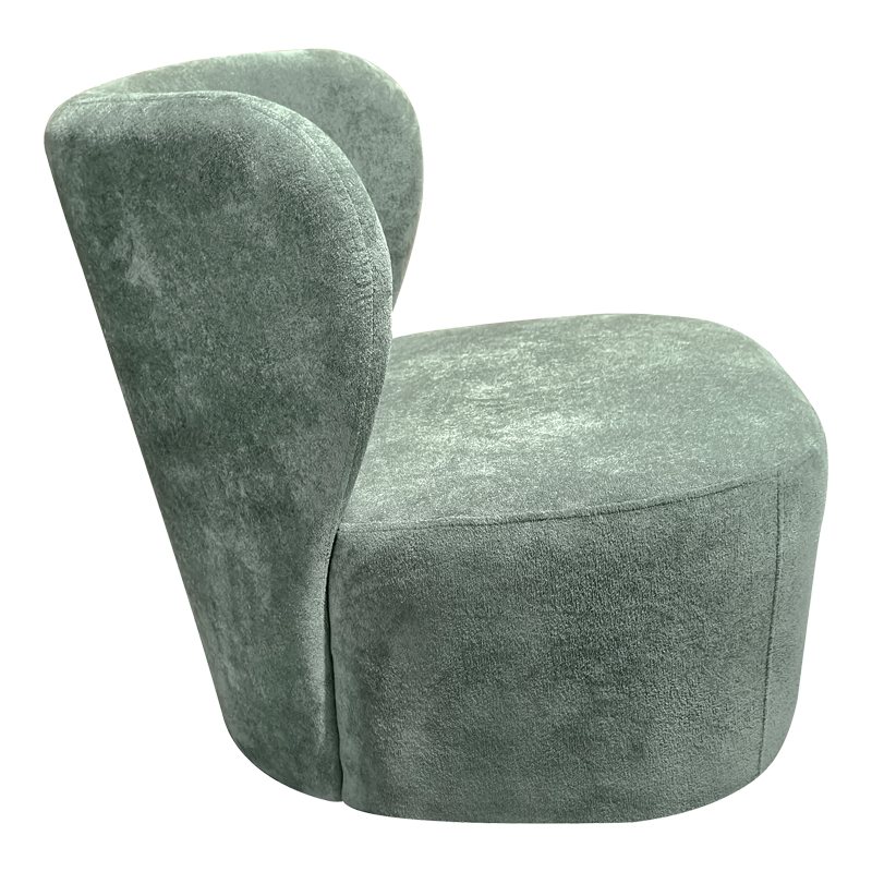 392-000005-2 Veridian fabric armchair in pistachio shade 63x70x66cm - Image 3