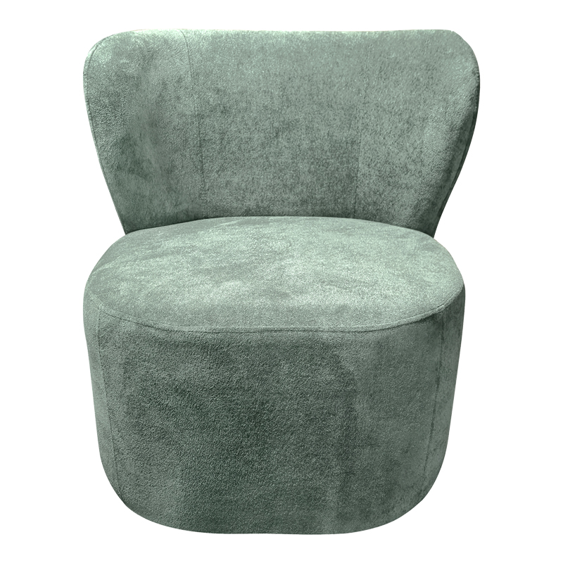 392-000005-3 Veridian fabric armchair in pistachio shade 63x70x66cm - Image 4