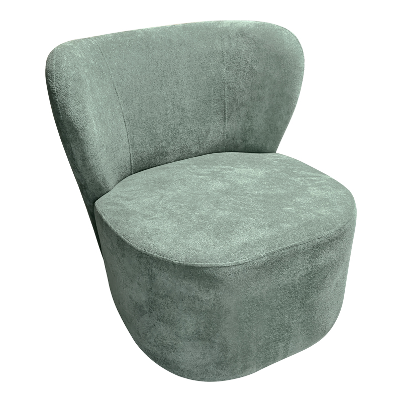 392-000005 Veridian fabric armchair in pistachio shade 63x70x66cm - Image 1