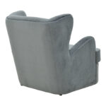 Regalo velvet armchair in anthracite shade 75x88x85cm - Слика 2
