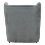 Regalo velvet armchair in anthracite shade 75x88x85cm - Слика 5