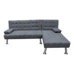 Corner sofa bed reversible Brisk fabric with anthracite shade 200x146x75cm - Слика 3