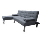 Corner sofa bed reversible Brisk fabric with anthracite shade 200x146x75cm - Слика 5