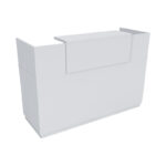 Reception Lotus in white color 140x70x110cm