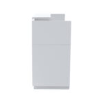 Reception Lotus in white color 140x70x110cm - Image 4