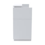 Reception Lotus in white color 180x70x110cm - Image 5