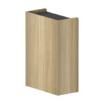 Professional low cabinet Lotus in natural-anthracite color 80x40x120cm - Image 2