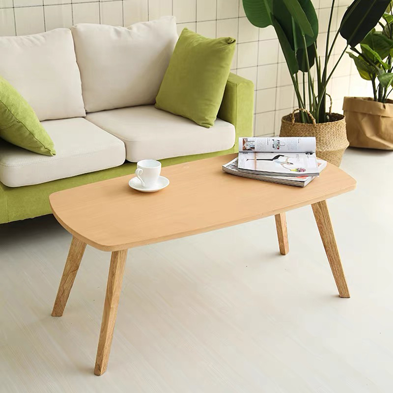 072-000168 Komela mdf coffee table in natural shade 100x48x45cm - Слика 1