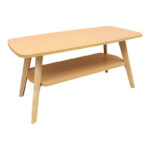 Komela I mdf coffee table in natural shade 100x48x45cm - Слика 2