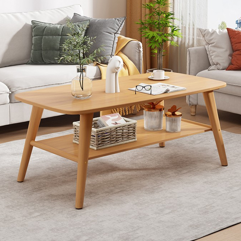072-000169 Komela I mdf coffee table in natural shade 100x48x45cm - Слика 1