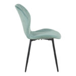 Jelour velvet chair in pistachio shade 46.5x60x84cm - Слика 3