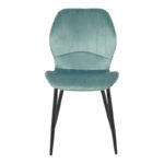 Jelour velvet chair in pistachio shade 46.5x60x84cm - Слика 4