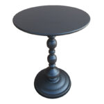 Anesor metal side table in black shade D40x52cm - Слика 3