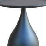 Samino metal side table in black shade D39x42cm - Image 3