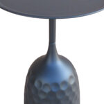 Side table Waini metal in black shade D39x60cm - Image 3