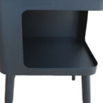 Cubino metal side table in black shade 35x35x50cm - Image 3