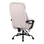 Sedici director's office chair with massage mechanism - pu beige 72x63x115-123cm - Image 2