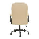 Stellar pu manager's office chair in beige-ecru shade 70x77x110-119cm - Слика 6