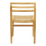 Tuga chair teak wood-pe rope frame in natural shade 50x58x86cm - Слика 6