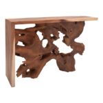 Console table Jako Inart teak wood in natural color 120x40x80cm