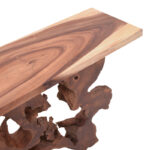 Console table Jako Inart teak wood in natural color 120x40x80cm - Image 3