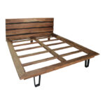 Double bed Imena solid wood natural 160x200cm - Слика 3
