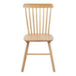 Bristol chair rubberwood in natural shade 45x51x86cm - Image 6