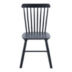 Bristol chair rubberwood in black shade 45x51x86cm - Image 6