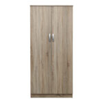 Two-door wardrobe Lego in sonoma color 80x42x180cm - Image 4