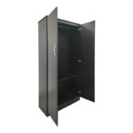 Two-door wardrobe Lego in wenge color 80x42x180cm - Image 2