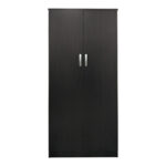 Two-door wardrobe Lego in wenge color 80x42x180cm - Image 4