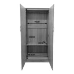 Two-door wardrobe Lego in white color 80x42x180cm - Image 6