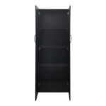 Two-door wardrobe Lego in wenge color 60x42x180cm - Image 3
