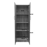 Two-door wardrobe Lego in wenge color 60x42x180cm - Image 6