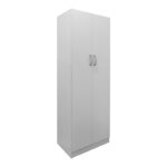 Two-door wardrobe Lego in white color 60x42x180cm