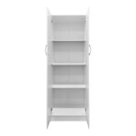 Two-door wardrobe Lego in white color 60x42x180cm - Image 3