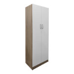 Two-door wardrobe Lego in sonoma-white color 60x42x180cm
