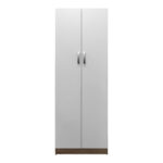 Two-door wardrobe Lego in sonoma-white color 60x42x180cm - Image 4