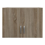 Two-door wardrobe loft Lego in sonoma color 79x41.5x60cm - Image 4