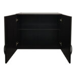 Two-door wardrobe loft Lego in wenge color 79x41.5x60cm - Image 3