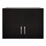 Two-door wardrobe loft Lego in wenge color 79x41.5x60cm - Image 4