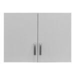 Two-door wardrobe loft Lego in white color 79x41.5x60cm - Image 4