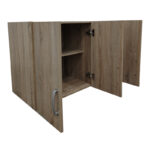 Three-door wardrobe loft Lego in sonoma color 90x41.5x60cm - Image 2