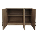 Three-door wardrobe loft Lego in sonoma color 90x41.5x60cm - Image 3